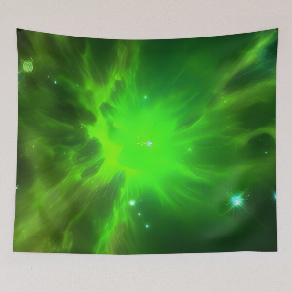 Artikelvorschau, Bright Green Nebula Space entworfen und verkauft von VersoShopping.