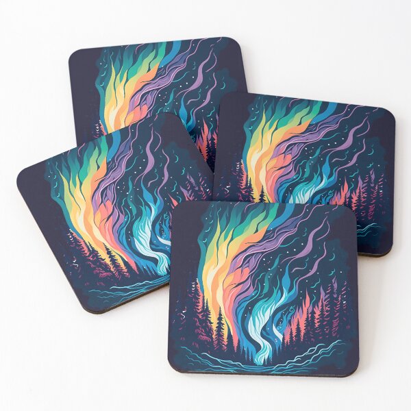 Item preview, Aurora borealis night landscape 02 designed and sold by Alan Javier Cordoba Espinosa.