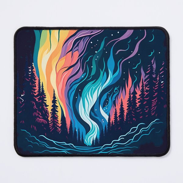 Item preview, Aurora borealis night landscape 02 designed and sold by Alan Javier Cordoba Espinosa.