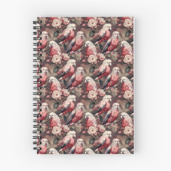 Item preview, Beautiful Galahs in Australia, oil on canvas pattern. An amazing Australian bird full of personality and character.  designed and sold by Orianah.
