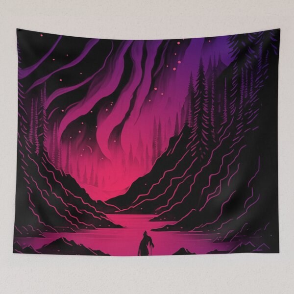 Item preview, Aurora borealis night landscape 04 designed and sold by Alan Javier Cordoba Espinosa.