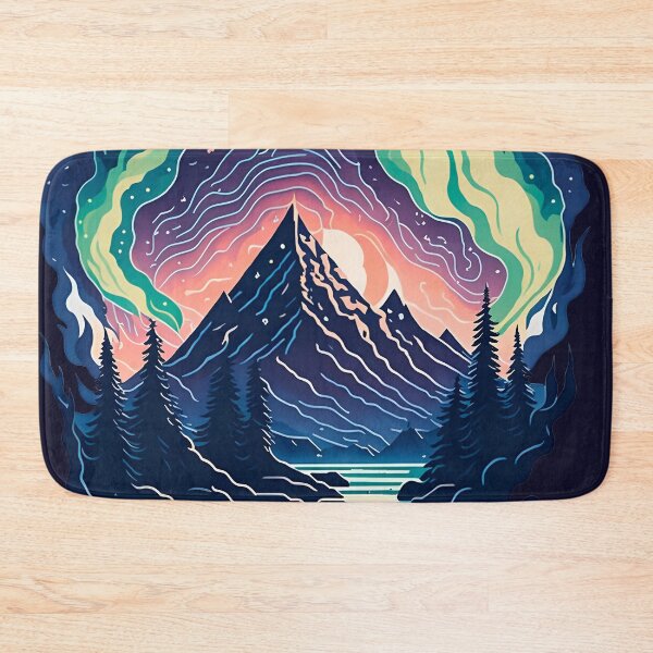 Item preview, Aurora borealis night landscape 03 designed and sold by Alan Javier Cordoba Espinosa.