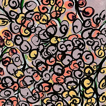 Artwork thumbnail, Squiggles by BabZArtStudio by BabZartStudio