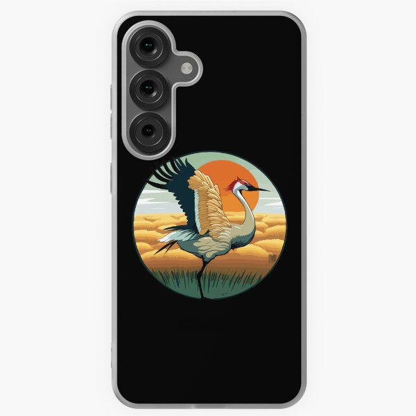 Item preview, Sandhill Crane Sun Salutation  designed and sold by Vector-nook.