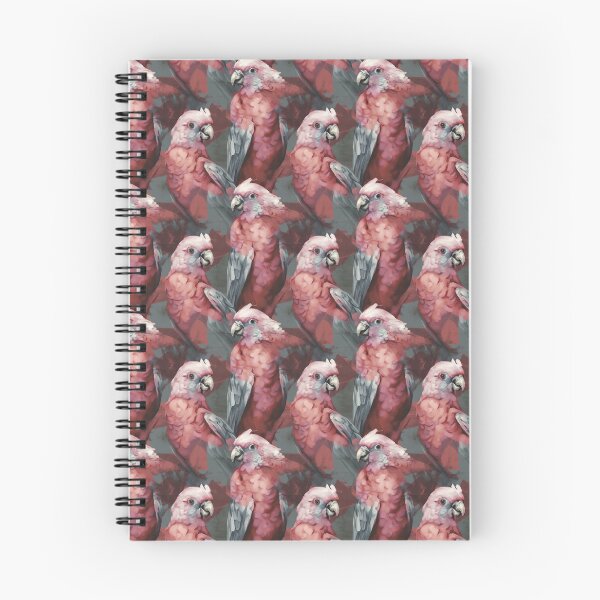 Item preview, Beautiful Galahs in Australia, oil on canvas pattern. An amazing Australian bird full of personality and character.  designed and sold by Orianah.