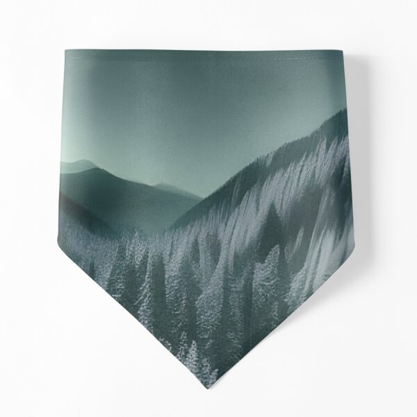 The mountain peaks are sleeping in the dark of night, The whole world's wrapped in slumber deep and tight Pet Bandana