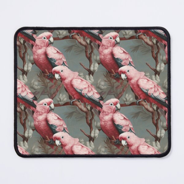 Item preview, Beautiful Galahs in Australia, oil on canvas pattern. An amazing Australian bird full of personality and character.  designed and sold by Orianah.