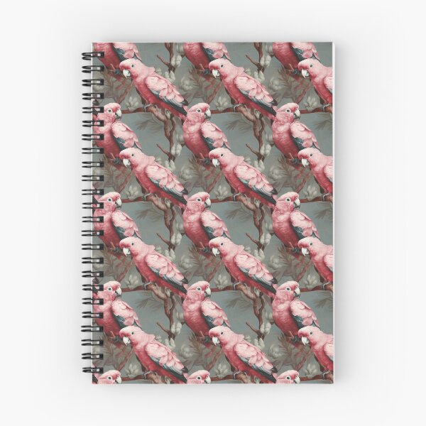 Item preview, Beautiful Galahs in Australia, oil on canvas pattern. An amazing Australian bird full of personality and character.  designed and sold by Orianah.