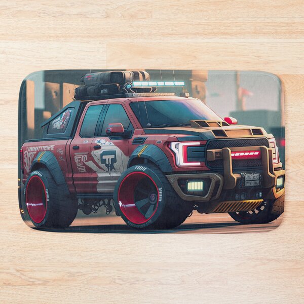 Item preview, American Muscle Pickup Truck Unleashing Raw Power designed and sold by ultra-cool.