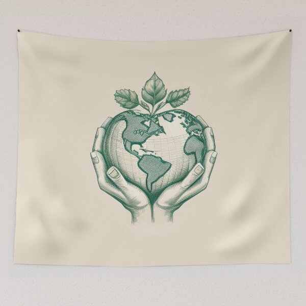 Item preview, Ecoliving Save the Planet Earth Day designed and sold by Aurora Hues.