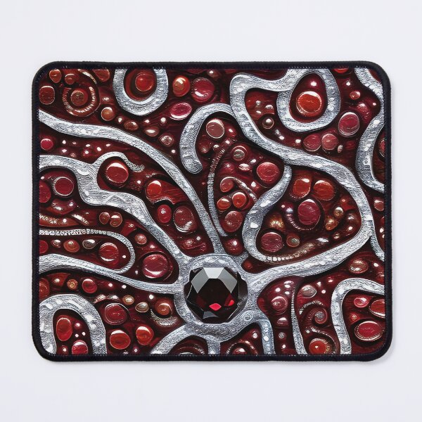 Item preview, Spessartine Garnet Inspired Design With A Touch Of Silver (02) designed and sold by DEBPIX.