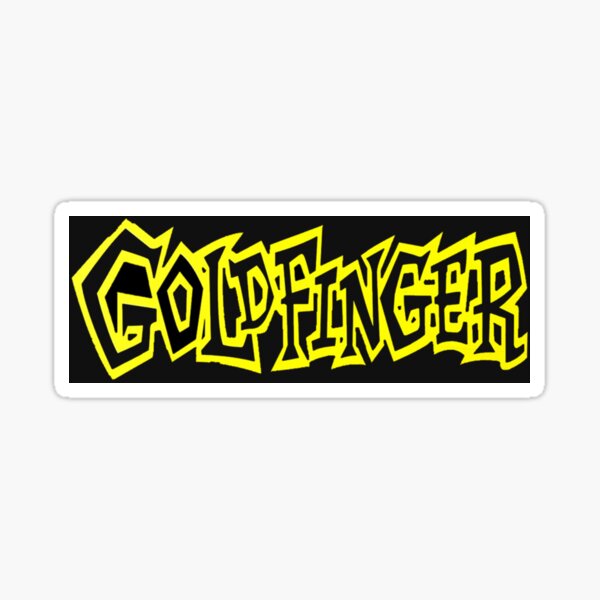 Goldfinger Stickers for Sale | Redbubble