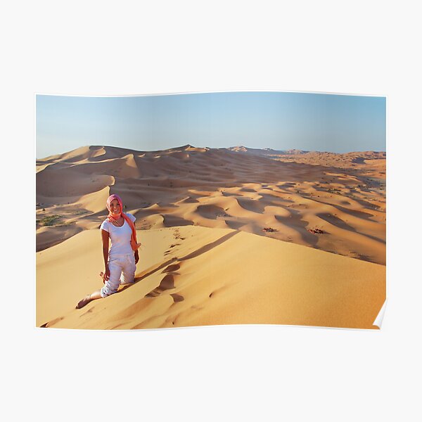 In the desert Poster