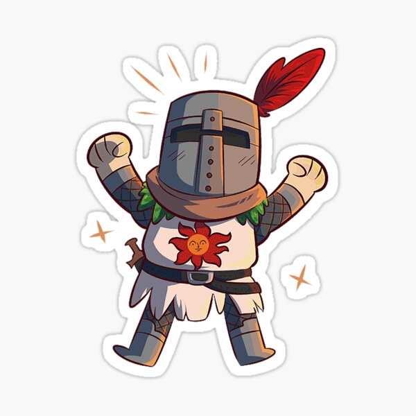 Git gud ora praise the Sun! - Dark Souls - Sticker