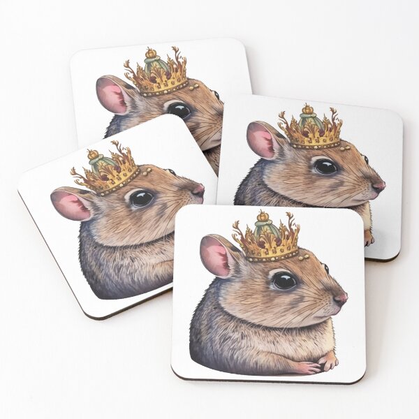 Item preview, Degu Wearing a Crown designed and sold by k3rstman1.