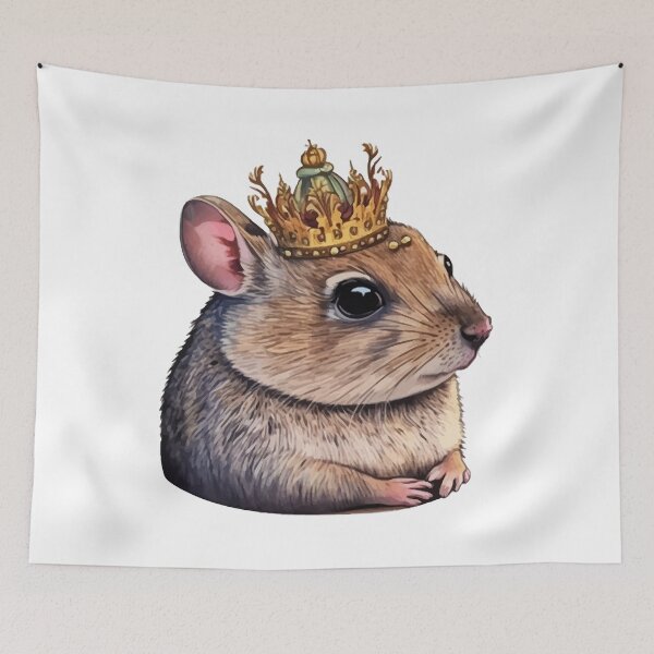 Item preview, Degu Wearing a Crown designed and sold by k3rstman1.