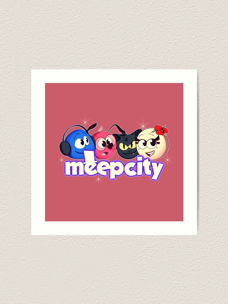 Meep City Roblox. Pink gifts for roblox Meep City video game lovers. Kids  T-Shirt for Sale by Mycutedesings-1
