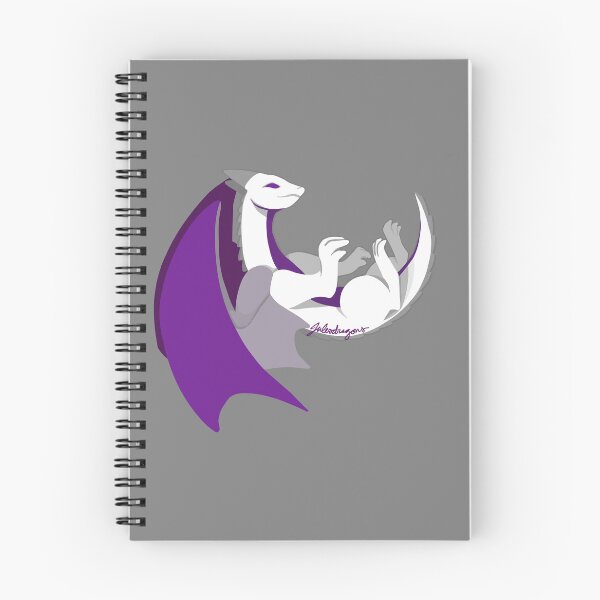 Item preview, Gray Asexual Pride Half Dragon designed and sold by Julesdragons.