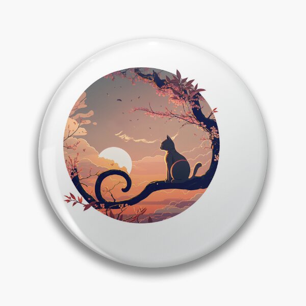 Item preview, Cat on trees sunset designed and sold by Diego Alvarez.