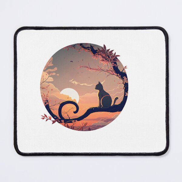 Item preview, Cat on trees sunset designed and sold by Diego Alvarez.