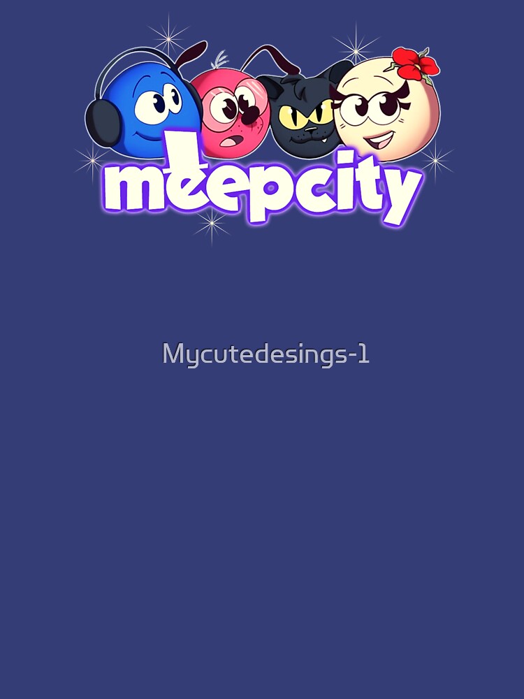 Meep City Roblox. Blue gifts for roblox Meep City video game lovers.  Poster for Sale by Mycutedesings-1