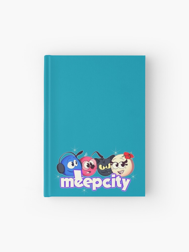 Meep City Roblox. Blue gifts for roblox Meep City video game lovers.  Hardcover Journal for Sale by Mycutedesings-1