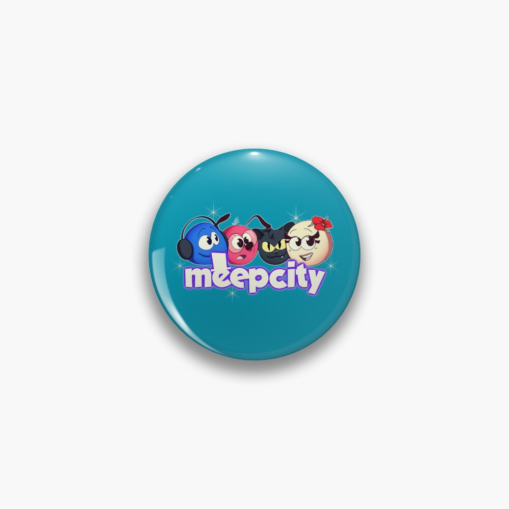 Meep City Roblox. Pink gifts for roblox Meep City video game lovers.  Sticker for Sale by Mycutedesings-1