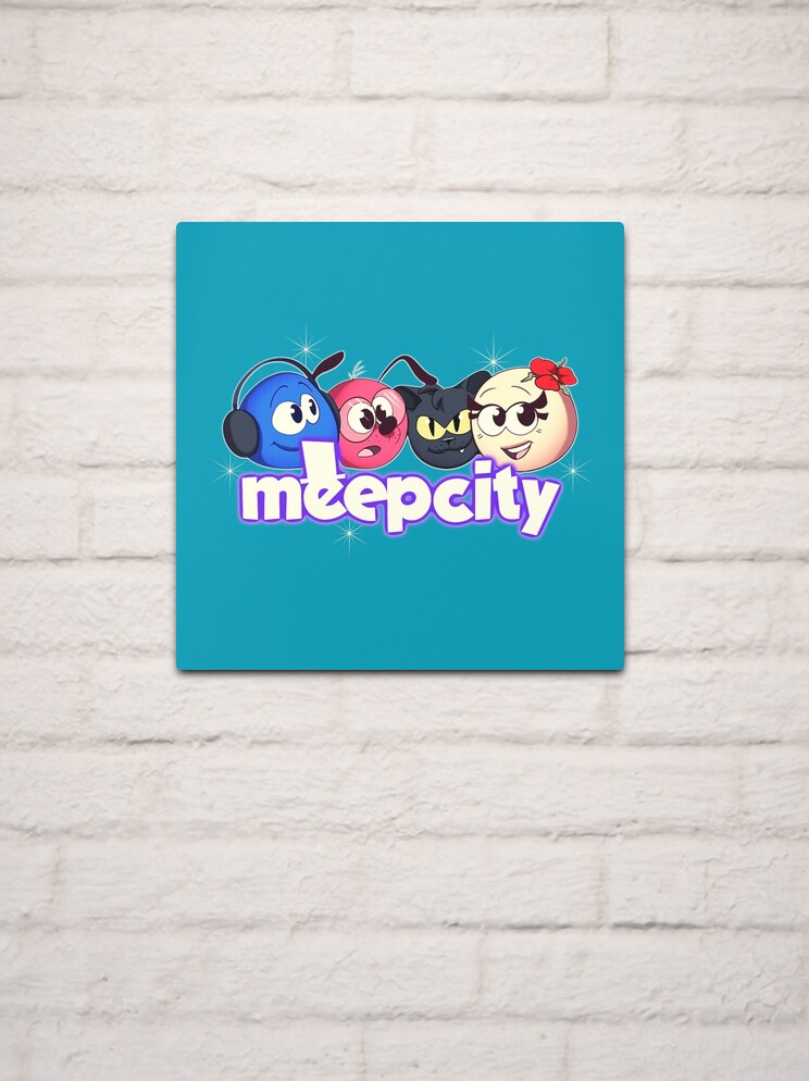 Meep City Roblox. Pink gifts for roblox Meep City video game lovers.  Poster for Sale by Mycutedesings-1