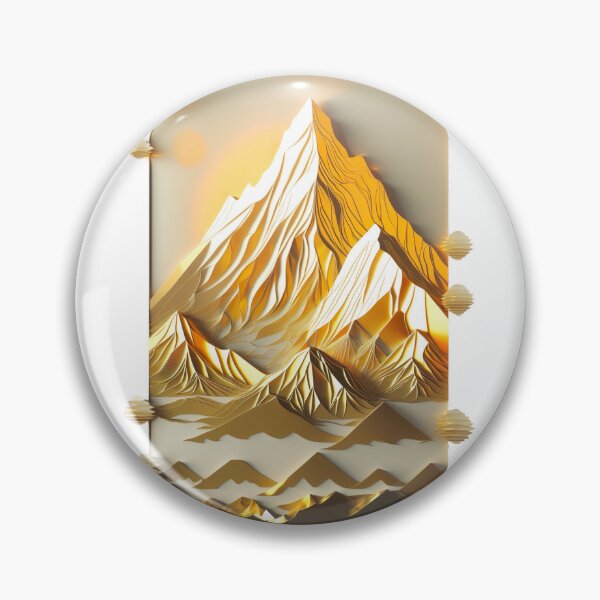 Item preview, Paper quilling art - Abstract Golden mountains  designed and sold by UmagineArts.