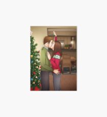 Fitzsimmons - Mistletoe Fluff Art Board