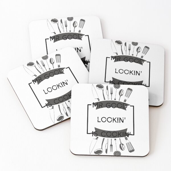 Item preview, Mister Good Looking is Cooking funny quote Kitchen Cooking Cook Apron designed and sold by PixelPizzazz.