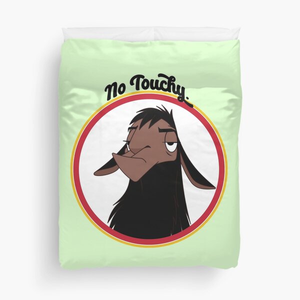 Kuzco NO TOUCHY sad llama emperor's new groove emperor david spade back off no touch regalo divertido Funda nórdica
