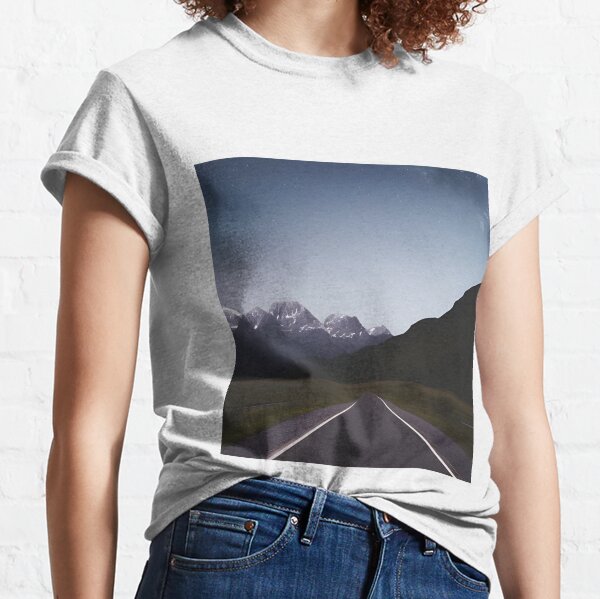 Mountain peaks Sleep in the darkness of the night.  Quiet valleys are full of fresh haze Classic T-Shirt