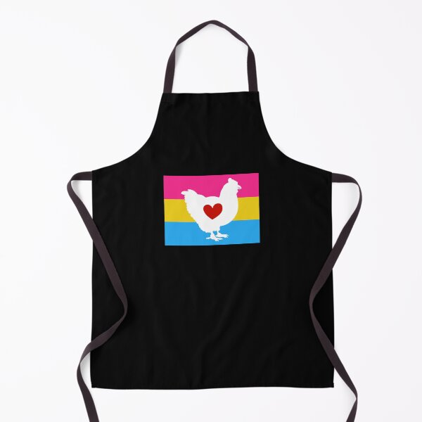 Item preview, Chicken Lover - LGBTQ Pansexual Heart Flag 01 designed and sold by Puddmuppy.