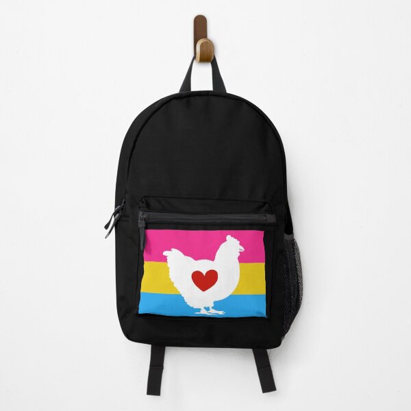 Item preview, Chicken Lover - LGBTQ Pansexual Heart Flag 01 designed and sold by Puddmuppy.