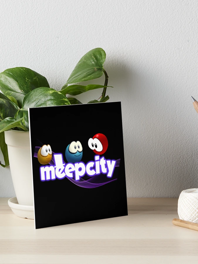 Meep City Roblox. Pink gifts for roblox Meep City video game lovers.  Sticker for Sale by Mycutedesings-1