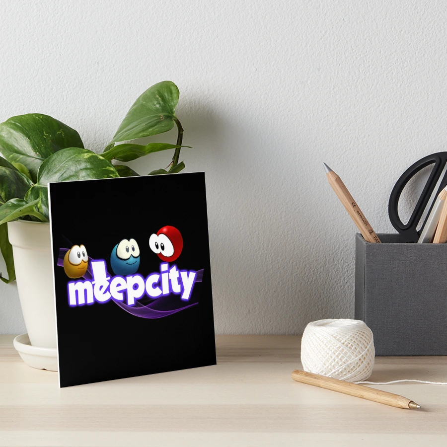 Meep City Roblox. Pink gifts for roblox Meep City video game lovers.  Poster for Sale by Mycutedesings-1