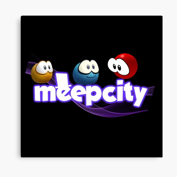 Meep City Roblox. Black gifts for lovers of the Meep City roblox video  game. Art Board Print for Sale by Mycutedesings-1