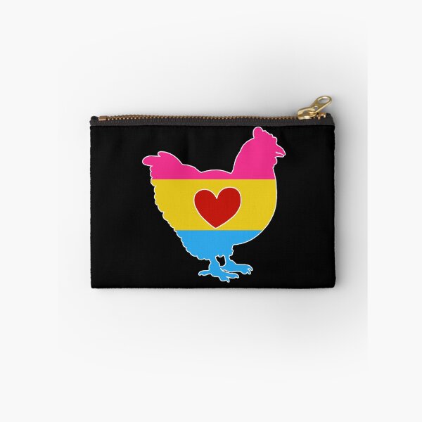 Item preview, Chicken Lover - LGBTQ Pansexual Flag Heart 02 designed and sold by Puddmuppy.