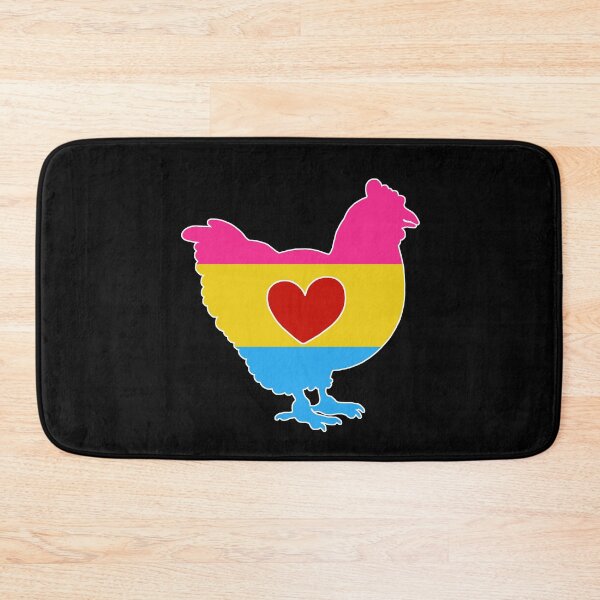 Item preview, Chicken Lover - LGBTQ Pansexual Flag Heart 02 designed and sold by Puddmuppy.
