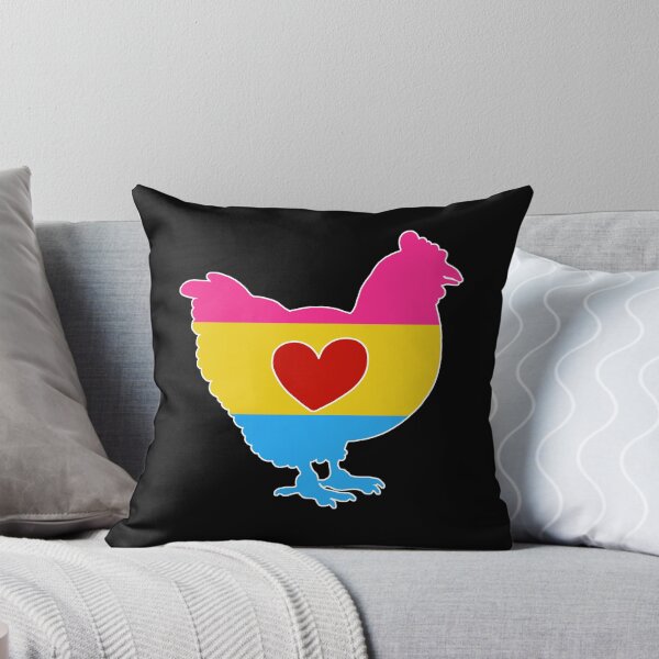 Item preview, Chicken Lover - LGBTQ Pansexual Flag Heart 02 designed and sold by Puddmuppy.
