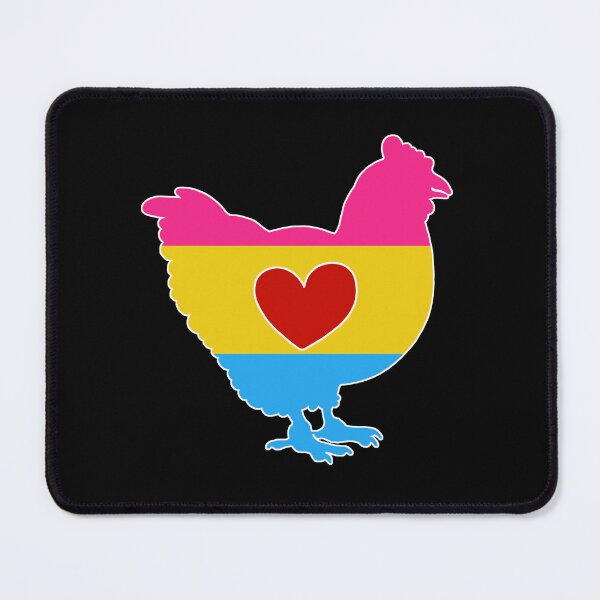 Item preview, Chicken Lover - LGBTQ Pansexual Flag Heart 02 designed and sold by Puddmuppy.