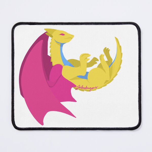 Item preview, Pansexual Pride Half Dragon designed and sold by Julesdragons.