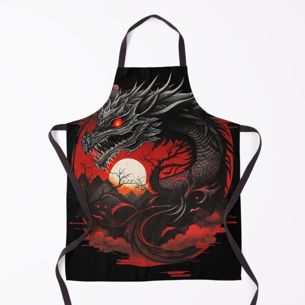 Item preview, chines yin yan black dragon designed and sold by merorangampo77.