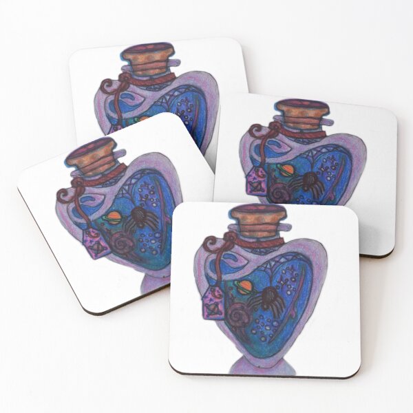 Item preview, Vaporwave witch's bottle cute hand drawn designed and sold by Melissablackjpg.