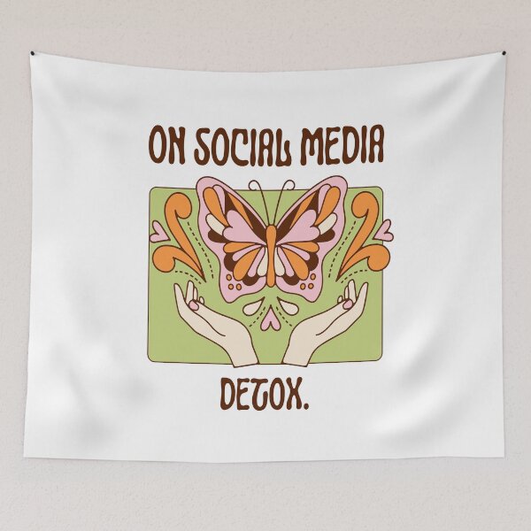 Item preview,  Social Media Detox-Mental Health Social Media Break designed and sold by Tamas Das.