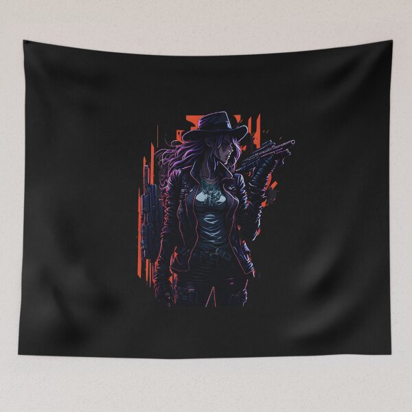 Item preview, Get Your Western Vibe With Our Female Gun Slinger Collection Our Anime- Gaming Character Design  designed and sold by Chromatic-Art.