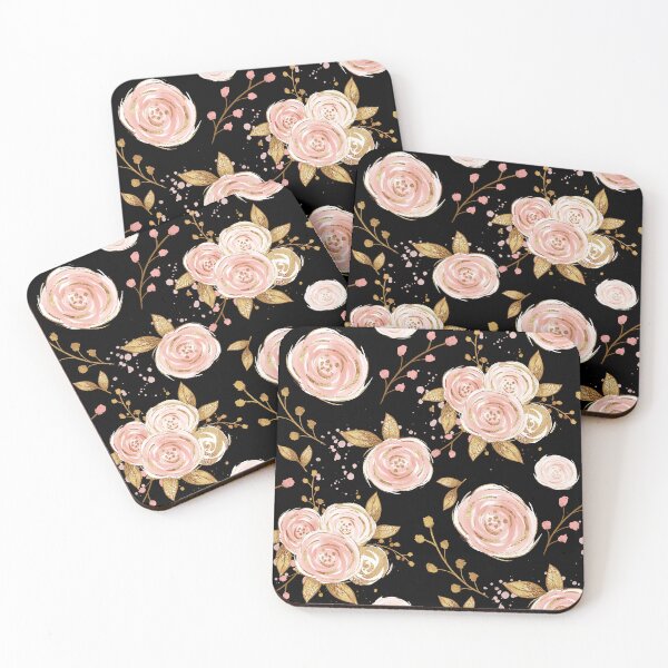 Item preview, rose gold roses paper designed and sold by asgoggins2792.