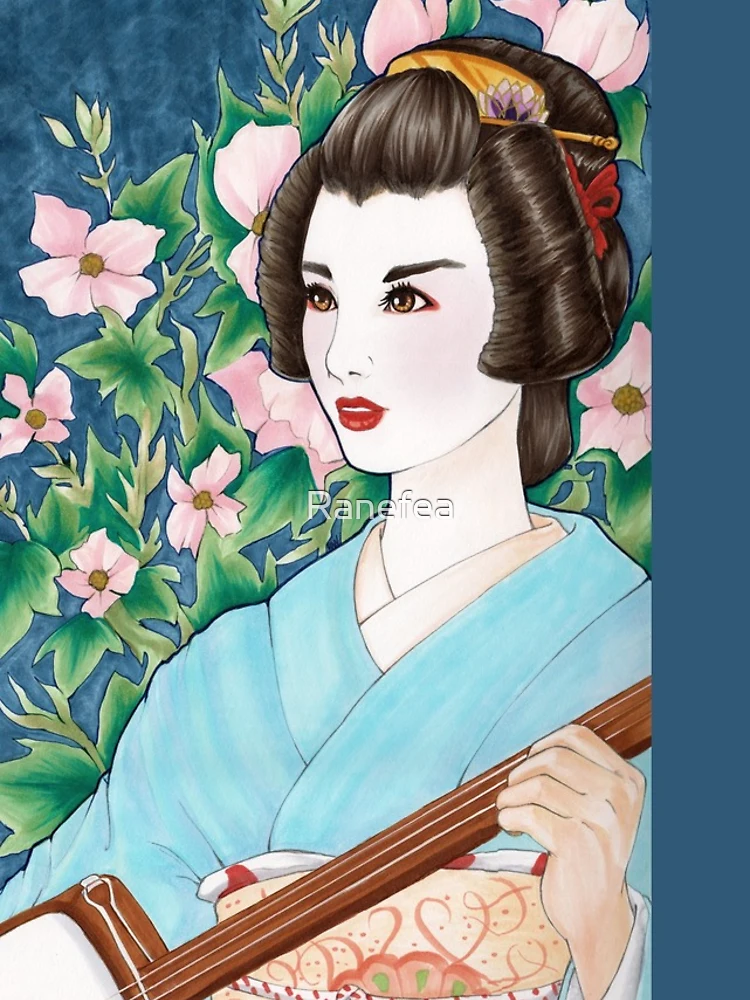 Thumbnail 4 of 4, Samsung Galaxy Phone Case, Geisha designed and sold by Ranefea.