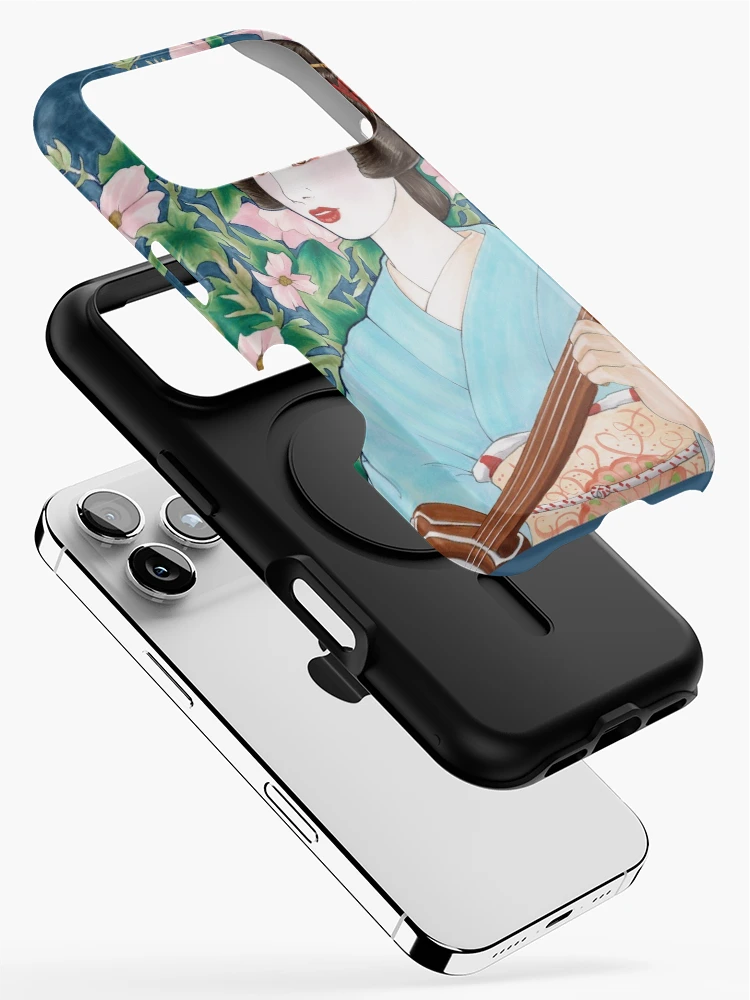 Thumbnail 2 of 4, iPhone Case, Geisha designed and sold by Ranefea.